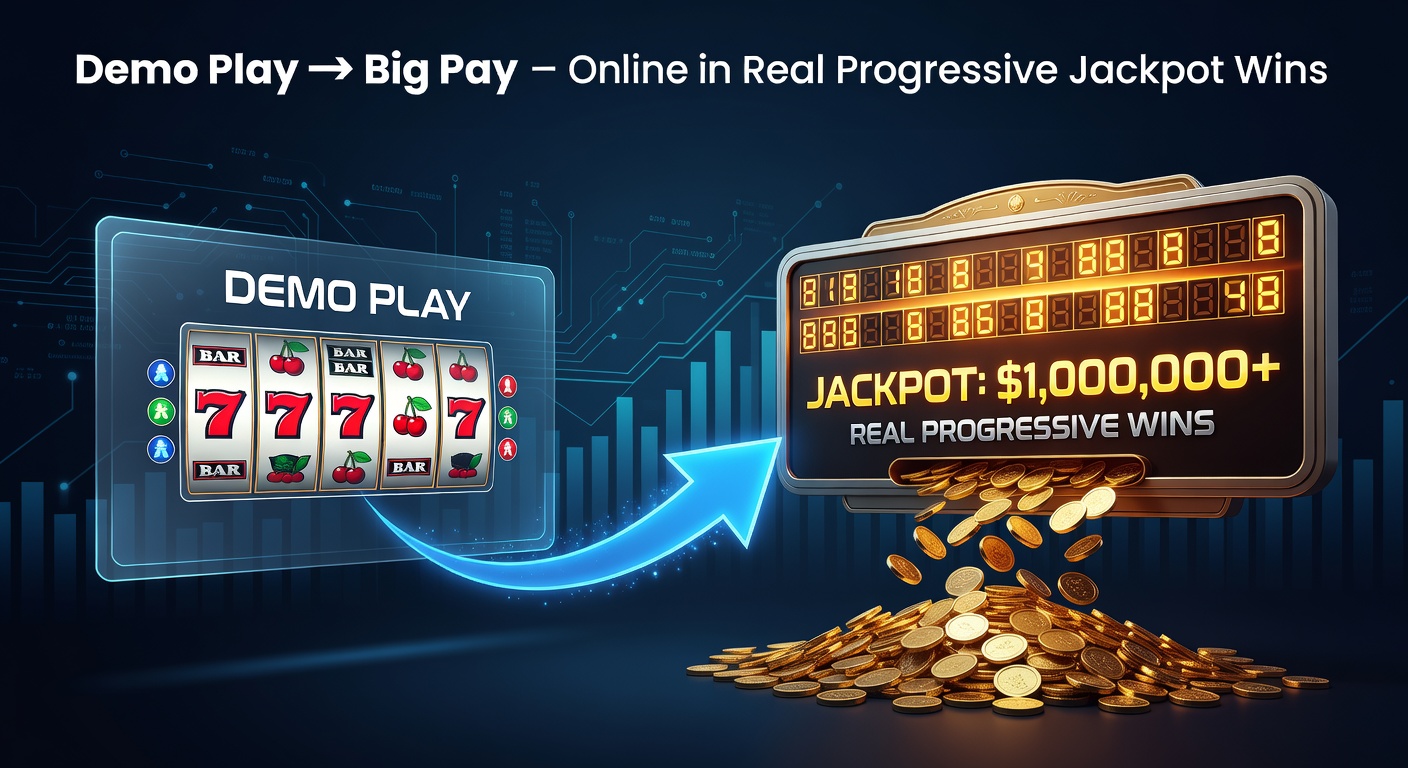 Ein Spieler wechselt nahtlos von einem Demo-Slot-Bildschirm zu einem progressiven Jackpot mit steigendem Preis