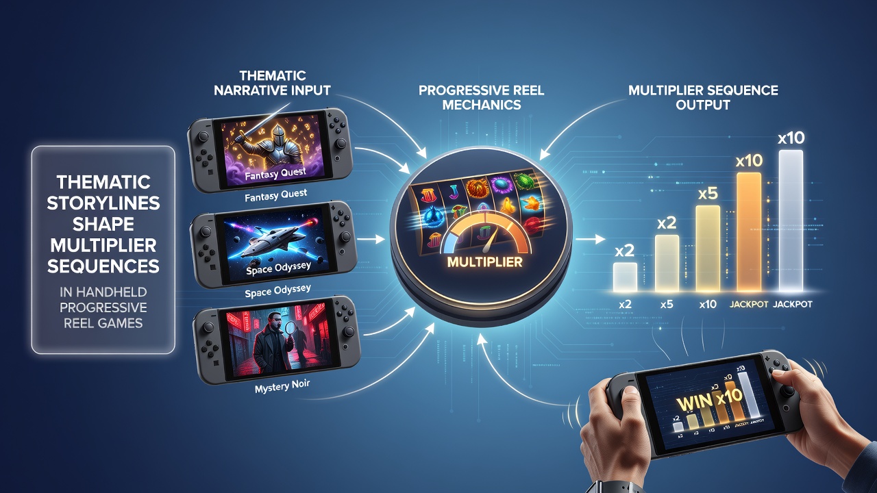 Beispiele für Storylines und Multiplikatorentwicklung in Handheld-Slots