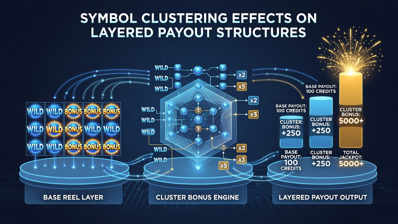 Analyse von Cluster-Effekten auf Walzen mit Fokus auf Bonus-Layer und Auszahlungsverteilung